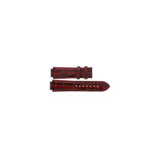 Correa de reloj Tissot T0613101603101A / T610031317 Cuero Rojo 14mm