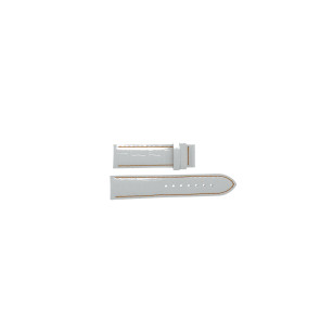 Correa de reloj Tissot PRC200 / T0144171611600A / T610031660 Cuero Blanco 19mm