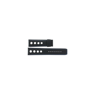 Correa de reloj Tissot T1004273620100 / T610037467 Cuero Negro 22mm
