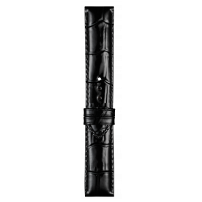 Correa de reloj Tissot T610037747 / XL Cuero Negro 19mm