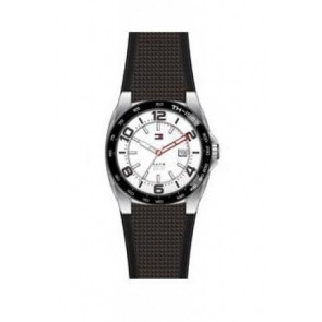 Correa de reloj Tommy Hilfiger TH-200-1-27-1353 / 200-1-27-1353 / TH679301523 Caucho Negro 20mm