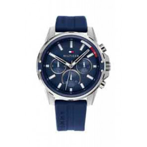 Correa de reloj Tommy Hilfiger TH-95-1-14-2928 / TH679302569 Caucho Azul 20mm