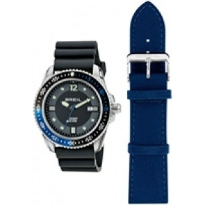 Correa de reloj Breil TW1423 Caucho Azul 24mm