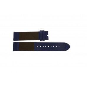 Correa de reloj Breil TW1736 Cuero Azul 20mm