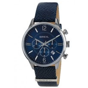 Correa de reloj Breil TW1780 Cuero Azul 20mm