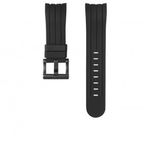 TW Steel correa de reloj TWB158 Silicona Negro 22mm