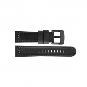 TW Steel correa de reloj TWB46 Cuero Negro 22mm + costura negro