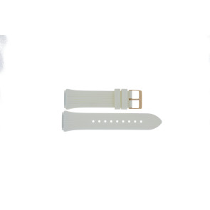 Correa de reloj Guess W0030L3 / GW0030L3 / Athena Caucho Blanco 21mm