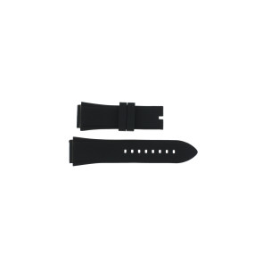Correa de reloj Guess W0247G4 / U0247G4 Caucho Negro 22mm