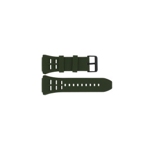 Correa de reloj Guess GW0325G2 / W0325G2 Caucho Verde 24mm