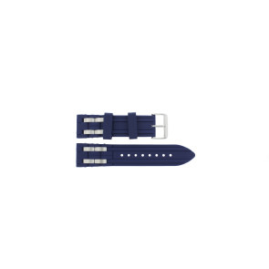 Correa de reloj Guess W0366G2 / W0324L1 Silicona Azul 24mm