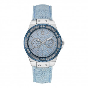 Correa de reloj Guess W0336L7 / W0775L1/ W0703L3 Textil Azul 21mm