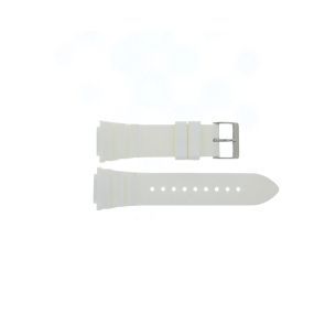 Correa de reloj Guess W0947L2 / Starlight Silicona Blanco 20mm