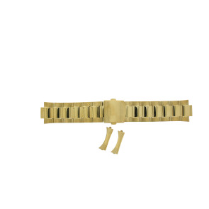 Correa de reloj Guess W1184G2 / Orbit Acero Chapado en oro 24mm