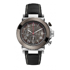 Correa de reloj Guess X90004G5S / BRC-I37002G1 / BRC-X44007G1 Cuero Negro 13mm