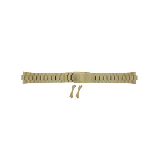 Correa de reloj Seiko SDW010J1 / 7T32-6A5A / Z1506K Acero Chapado en oro 19mm