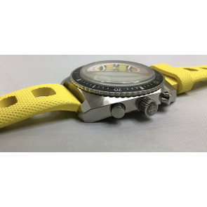Correa de reloj Zodiac ZO2225 / With Bumps Caucho Amarillo
