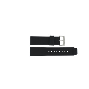 Correa de reloj Zodiac ZO3701 Caucho Negro 24mm