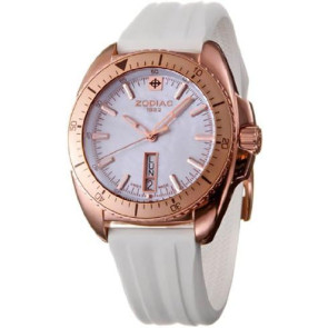 Correa de reloj Zodiac ZO5524 Caucho Blanco