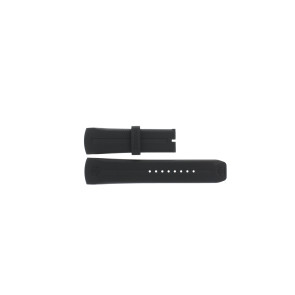 Correa de reloj Zodiac ZO8002 / ZO8007 / ZO8008 / ZO8010 / ZO8011 / ZO8012 / ZO8013 / ZO8015 Caucho Negro 24mm