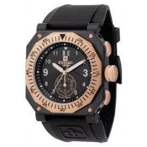 Correa de reloj Zodiac ZO8502 Caucho Negro