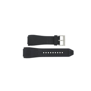 Correa de reloj Zodiac ZO8505 / ZO8506 Caucho Negro 28mm