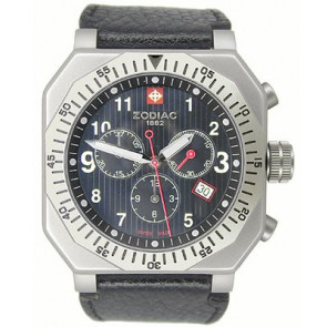 Correa de reloj Zodiac ZO8800 Cuero Negro