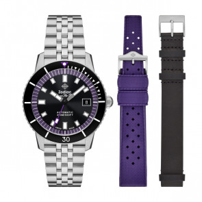 Correa de reloj Zodiac ZO9284 Textil Negro 20mm