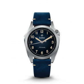 Correa de reloj Zodiac ZO9709 Cuero Azul 20mm