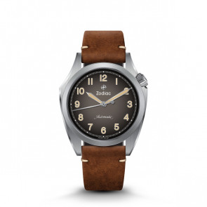 Correa de reloj Zodiac ZO9710 Cuero Marrón 20mm