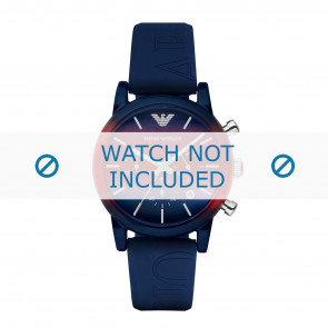 Correa de reloj Armani AR1061 Silicona Azul 20mm