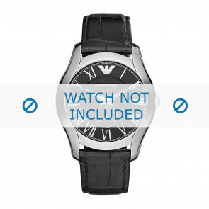 Correa de reloj Armani AR1703 Cuero Negro 22mm