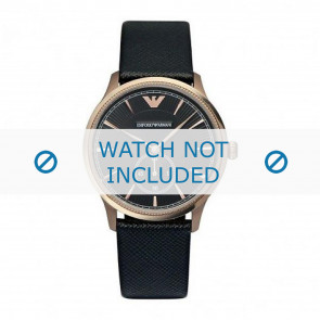 Correa de reloj Armani AR1798 Cuero Negro 20mm