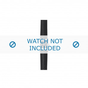 Armani correa de reloj AR-5601 Piel Negro 18mm 