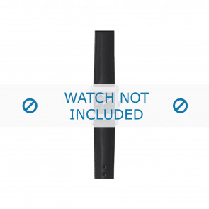 Armani correa de reloj AR-5603 Piel Negro 18mm 