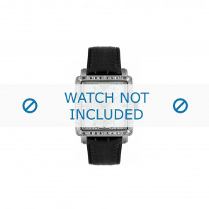 Armani correa de reloj AR-5650 Piel Negro 22mm 