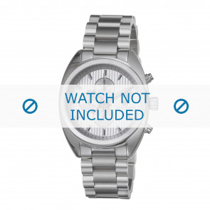 Armani correa de reloj AR5958 Acero inoxidable Plateado 22mm