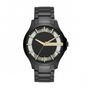 Armani Exchange correa de reloj AX2192 Acero inoxidable Negro 22mm