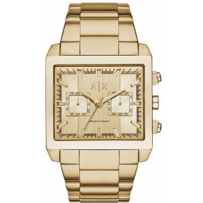 Correa de reloj Armani Exchange AX2226 Acero inoxidable Chapado en oro 32mm