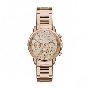 Armani Exchange correa de reloj AX4326 Acero inoxidable Rosa 18mm