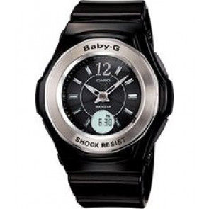 Correa de reloj Casio 10309270 Caucho Negro