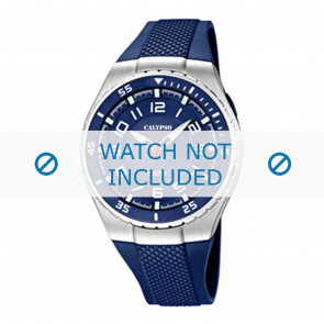 Correa de reloj Calypso K6063-2 Caucho Azul 20mm