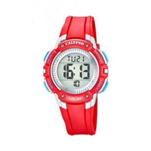 Correa de reloj Calypso K5739/1 / BC09880 Plástico Rojo 20mm