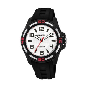 Correa de reloj Calypso K5760 Caucho Negro