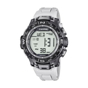 Correa de reloj Calypso K5816/3 Plástico Blanco
