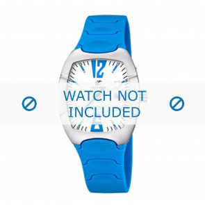 Calypso correa de reloj K5161-8 Caucho / plástico Azul claro 11mm