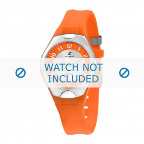 Calypso correa de reloj K5162-6 Caucho / plástico Naranja