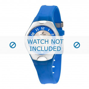 Calypso correa de reloj K5162-7 Caucho / plástico Azul 