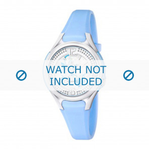 Calypso correa de reloj K5575-3 Caucho / plástico Azul claro