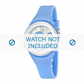 Calypso correa de reloj K5576-2 Caucho / plástico Azul claro